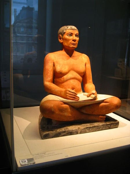 Seated Scribe,  Louvre