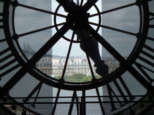  View Through Big Clock  At Orsay