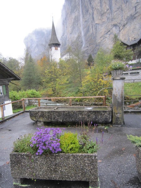 We return to Lauterbrunnen after a busy day...