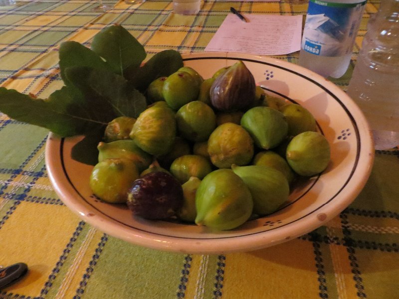 Beautiful Figs for Dessert at Lunch