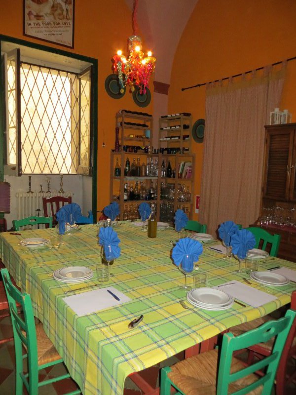 Dining Room Set Up for Lunch