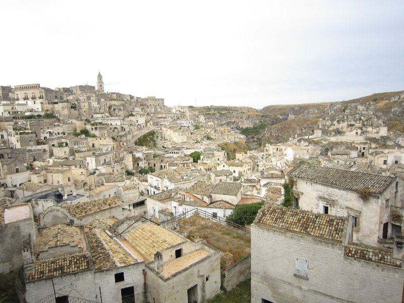 Overlooking the Sassi Area of Matera