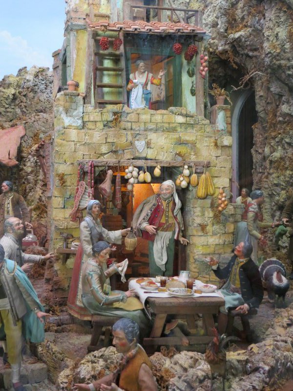 Tavern Scene, Section of Nativity Scene