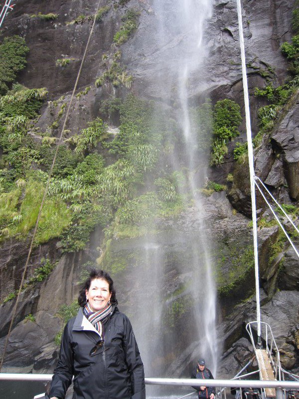 Sharon and first of many waterfalls