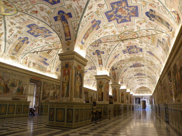 Salone Sistina inside the Vatican Museum
