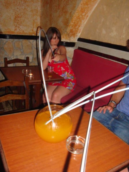 The longest drink or should I say straw in the world