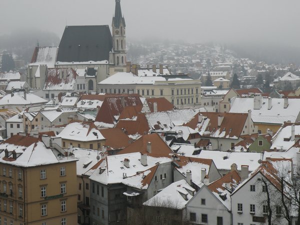 The pretty little town of Cesky