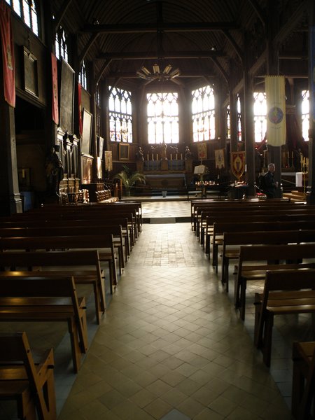 Inside Saint-Catherine's Church