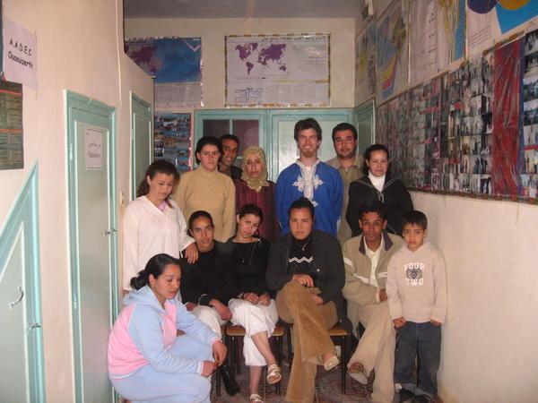 Some of my young adult students (why don't Moroccans smile for pictures?)