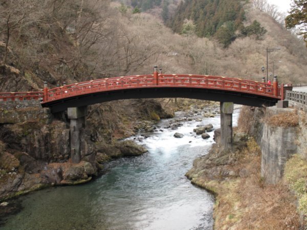 Nikko bridgeover river