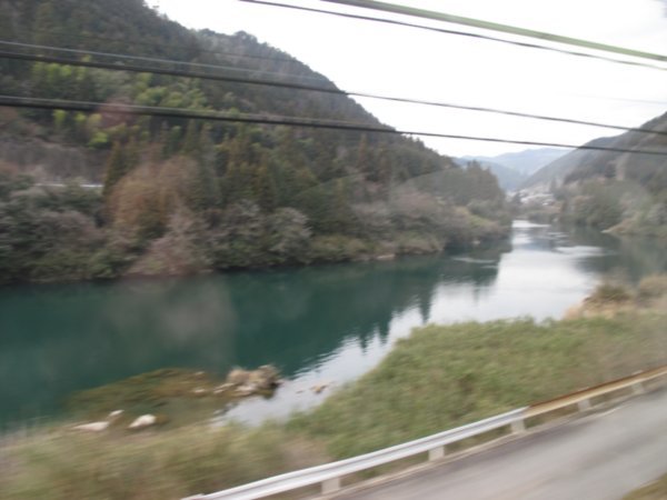 River from train
