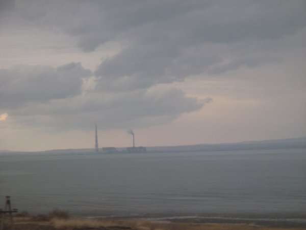 Power Station in distance