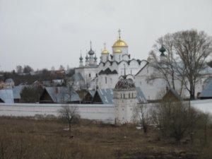 View to Kremlin from hill