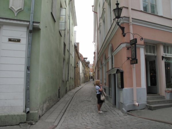 A narrow street off the square