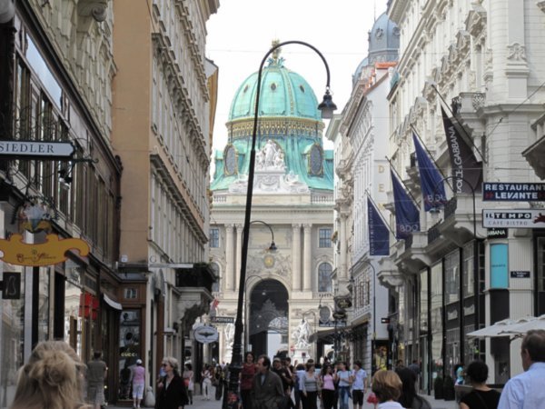 Vienna shopping street