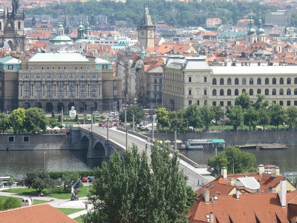 View of Prague from Castle Hill
