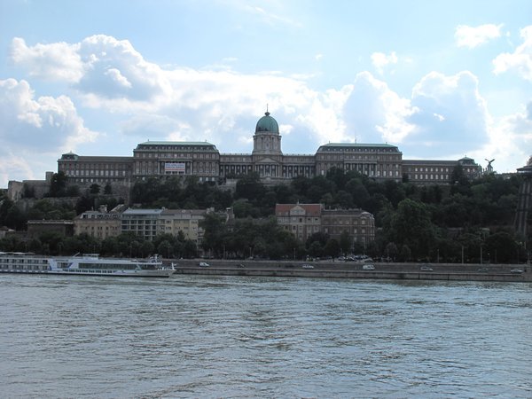 Looking toward Buda and it's castle (now an art gallery)
