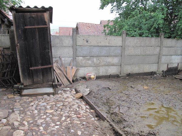 Our toilet in farmstay in Viscri