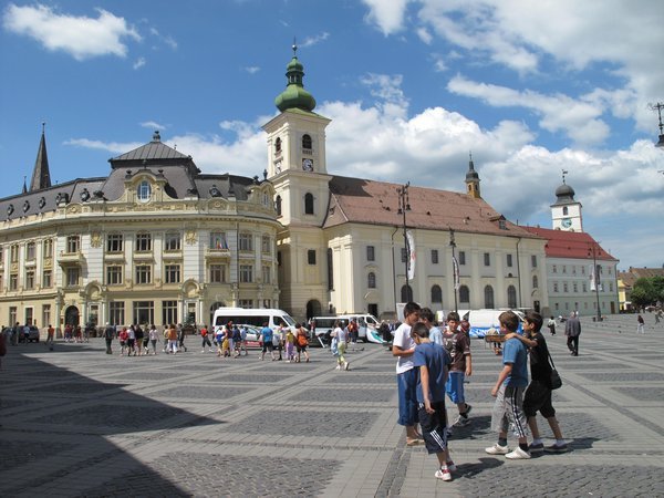 Sibiu town square