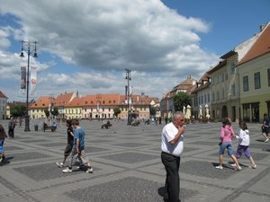 Sibiu town square