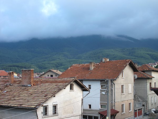 View from room in Bansko