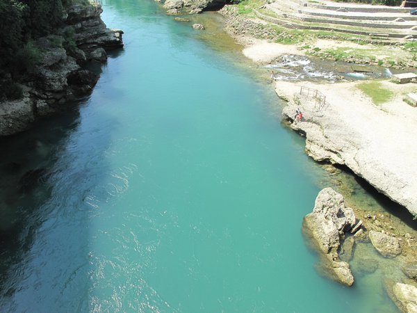 Neretva river in Mostar