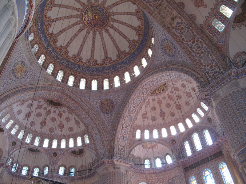 Interior of Blue Mosque