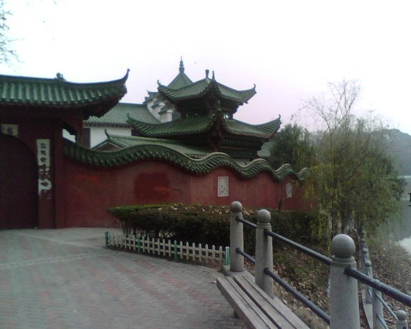 Buddhist Temple on the Lake