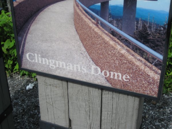 Clingman's Dome sign