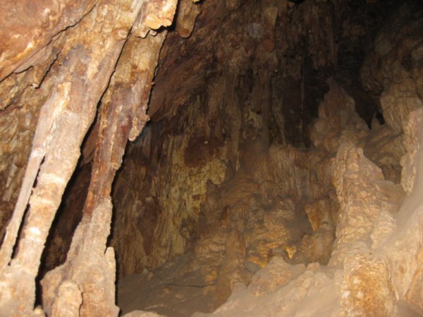 inside the cave