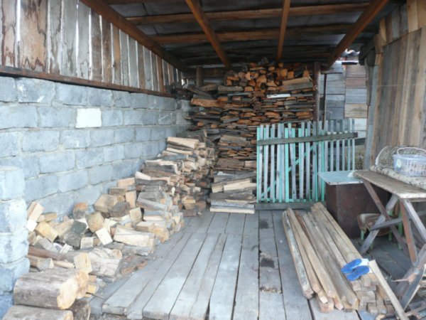 Wood for the banya