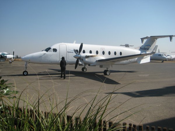 Our little plane to Safari