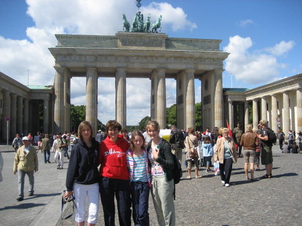 Family von Hart at The Brandenburg Gate