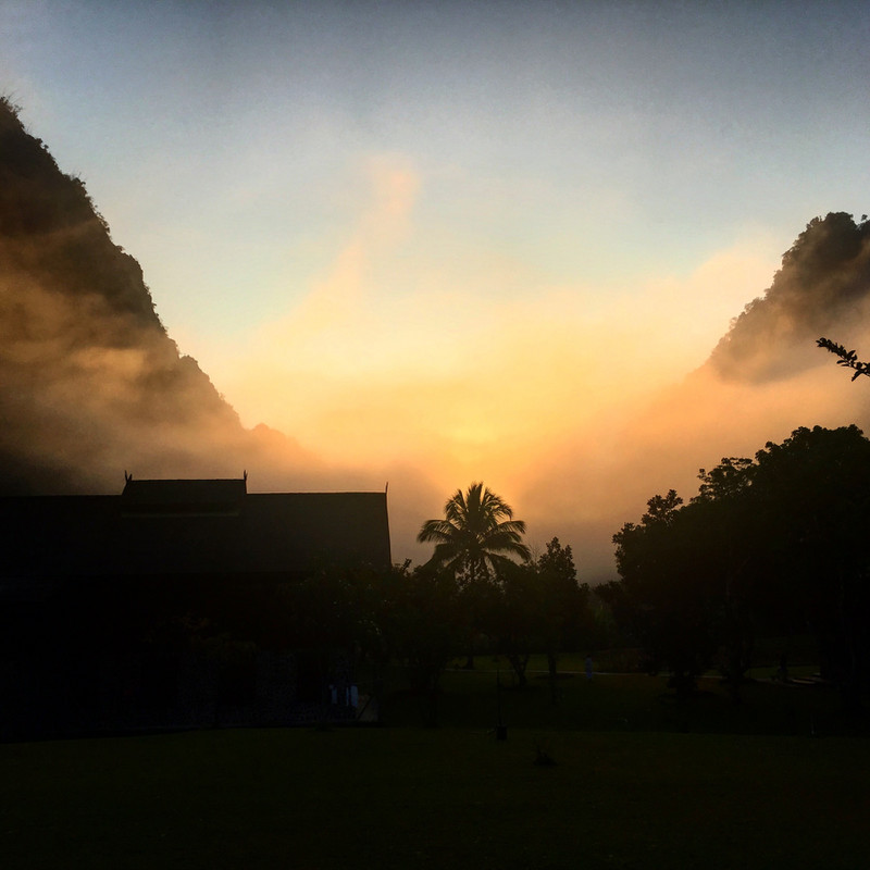 Sunrise at Wat Pa Tham Wua