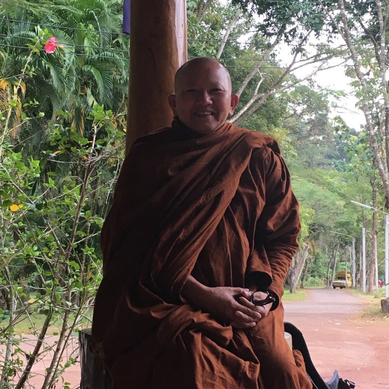 Giggly monk