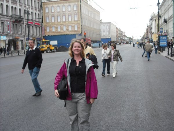 They paved Nevsky Street in one day!