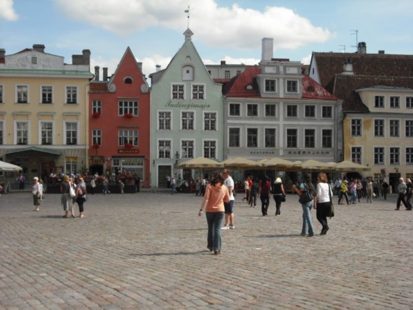 Tallinn, main square in Old Town