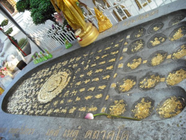 Buddha footprint