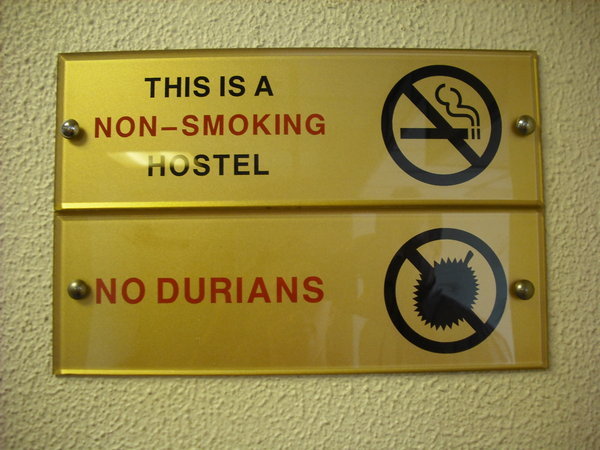 No durian sign