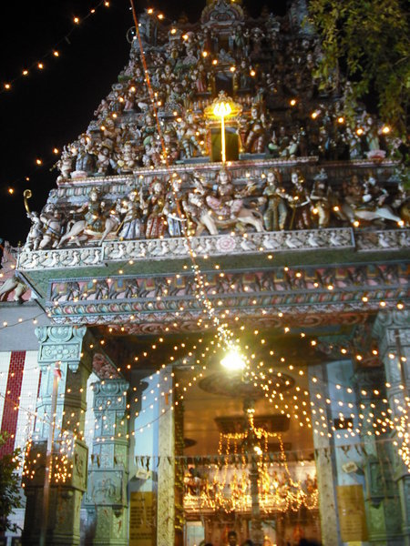 Hindu temple in Little India