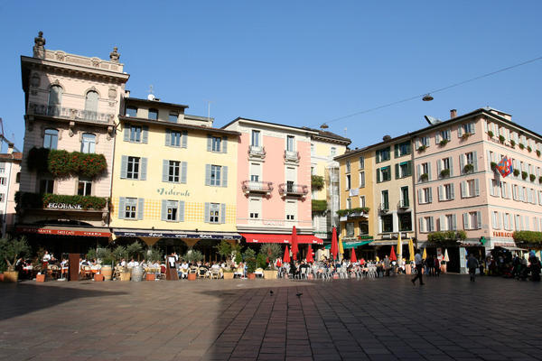 Piazza in Lugano