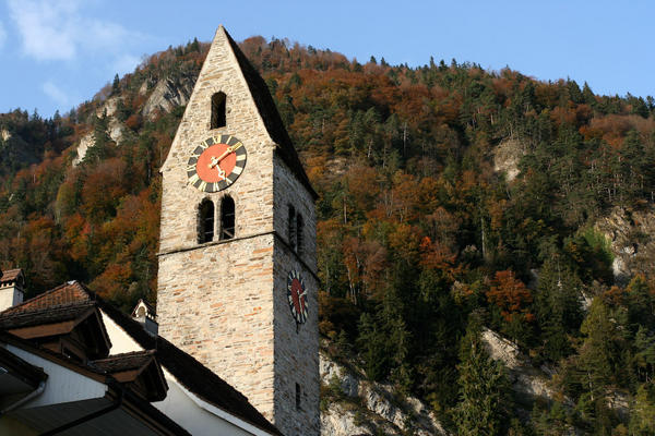 Clock Tower in Interlaken