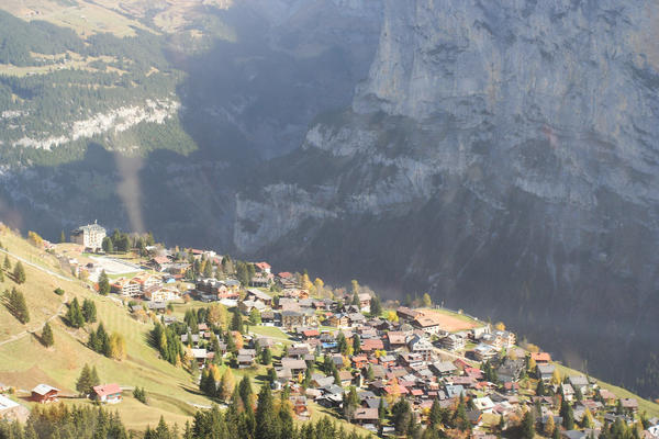 Town of Murren from Above