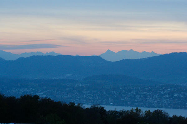 Alps Over Zurichsee