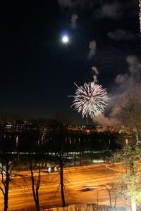 Fireworks in Helsinki