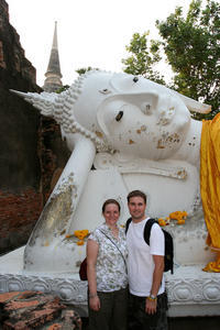 J & CM with Reclining Buddha