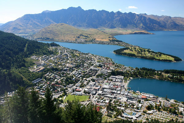 Queenstown in the Foreground
