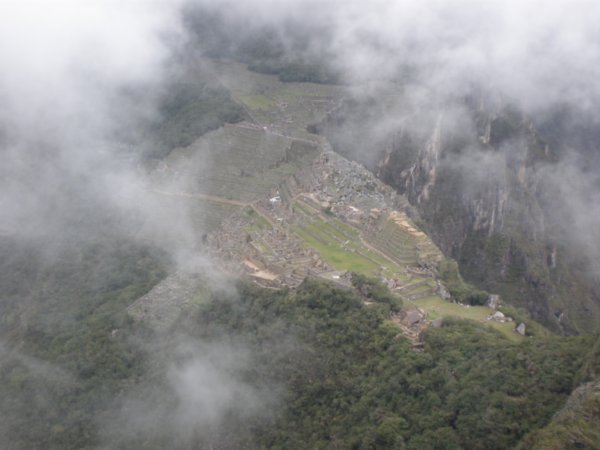 View from Waynu Picchu