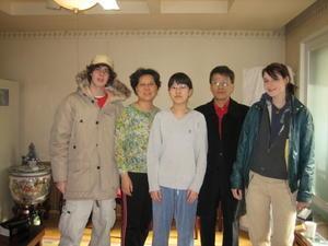 Us with Mr. Rhee, Mrs. Moon, and their daughter