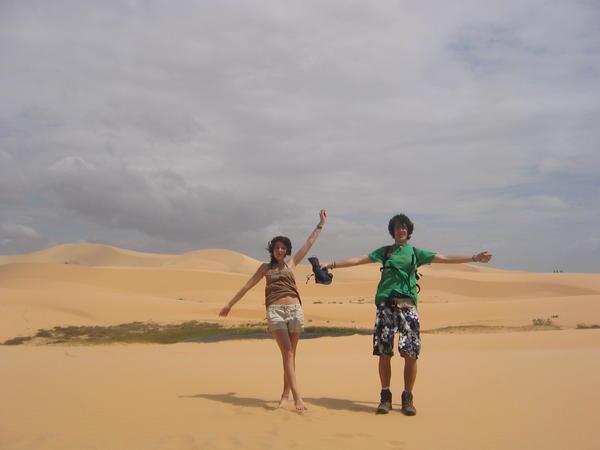 the white sand dunes... or the sahara?